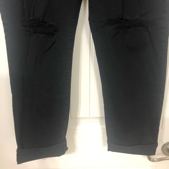 Hudson Black High Waste Zoeey Crop Jeans Size 32 - Picture 8 of 13